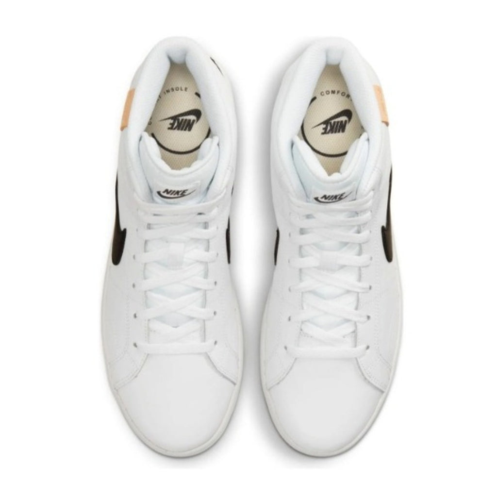 Nike Mens Court Royale 2 Mid White Onyx Black CQ9179-100 Size 11 Sneakers