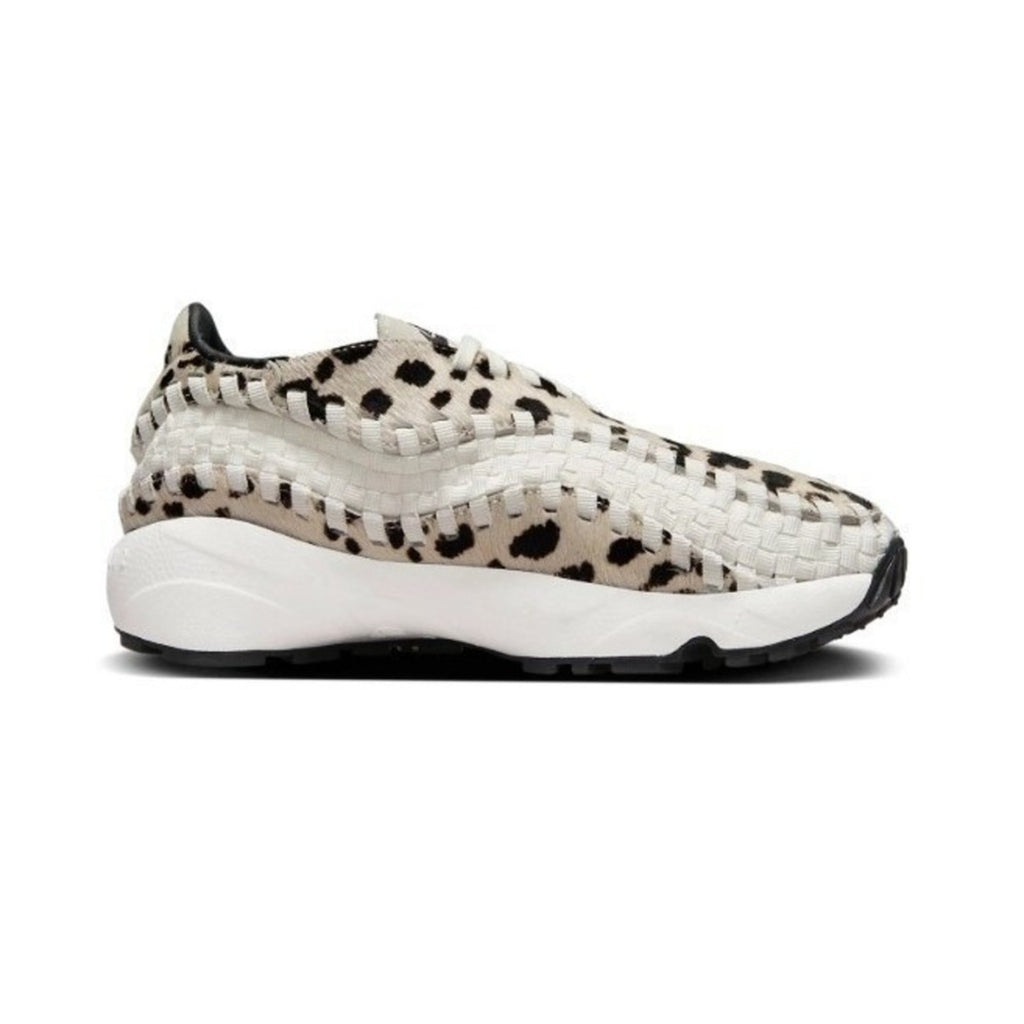 Nike Air Footscape Woven White Cow Print FB1959-102 Womens Size 7.5 Sneakers