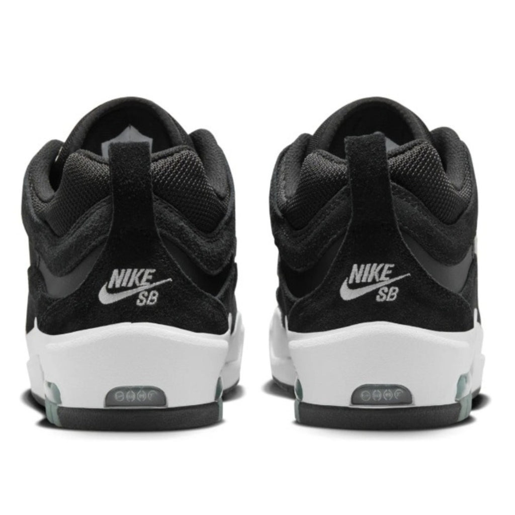 Nike SB Air Max Ishod Wair Panda Black White Skate Shoes FB2393-001 Mens 10.5