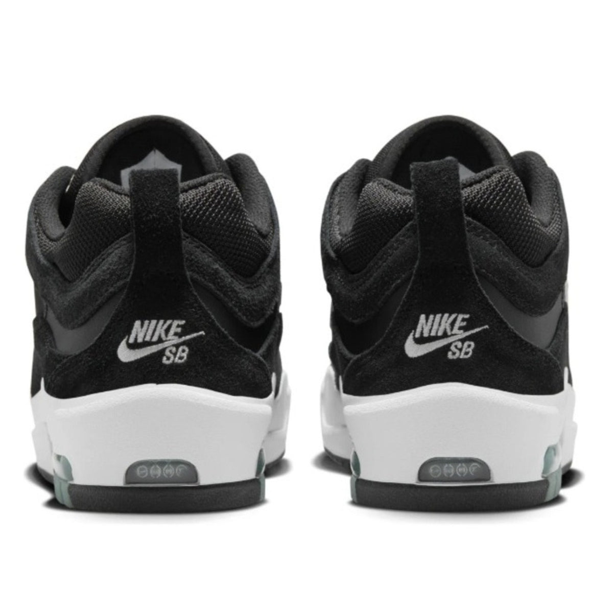 Nike SB Air Max Ishod Wair Panda Black White Skate Shoes FB2393-001 Mens 10.5