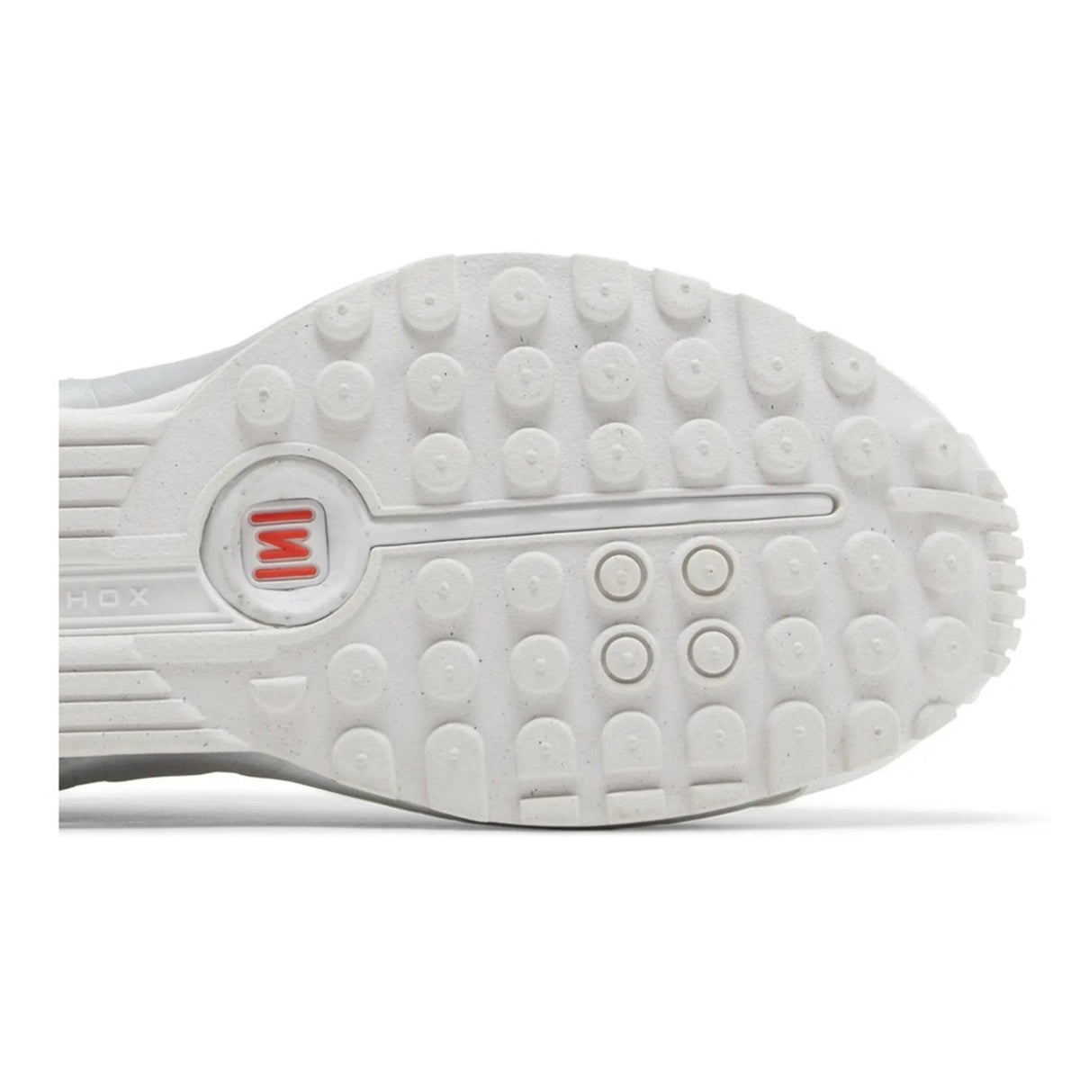 Nike Women Shox R4 White Bright Crimson Metallic Silver AR3565-101 Size 7