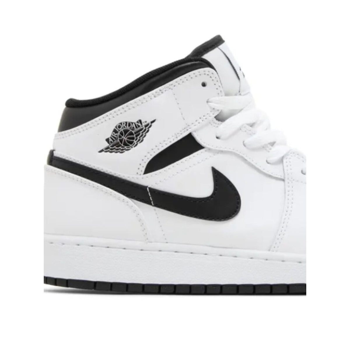 Nike‎ Air Jordan 1 Mid GS 'White Black' DQ8423-132 Size US 6.5Y