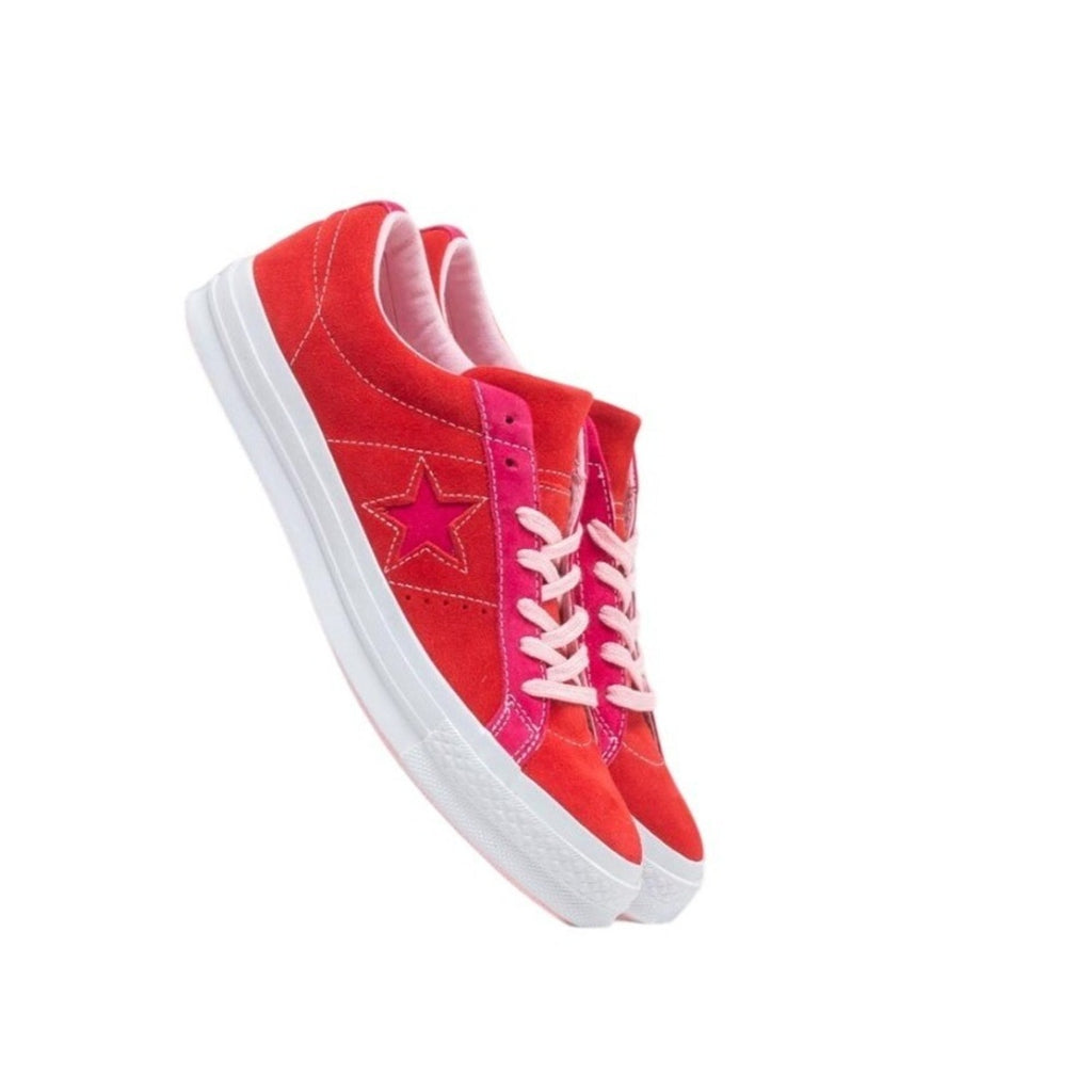 Converse One‎ Star Ox Enamel Red/ Pink Pop 361806C  Size US 1.5