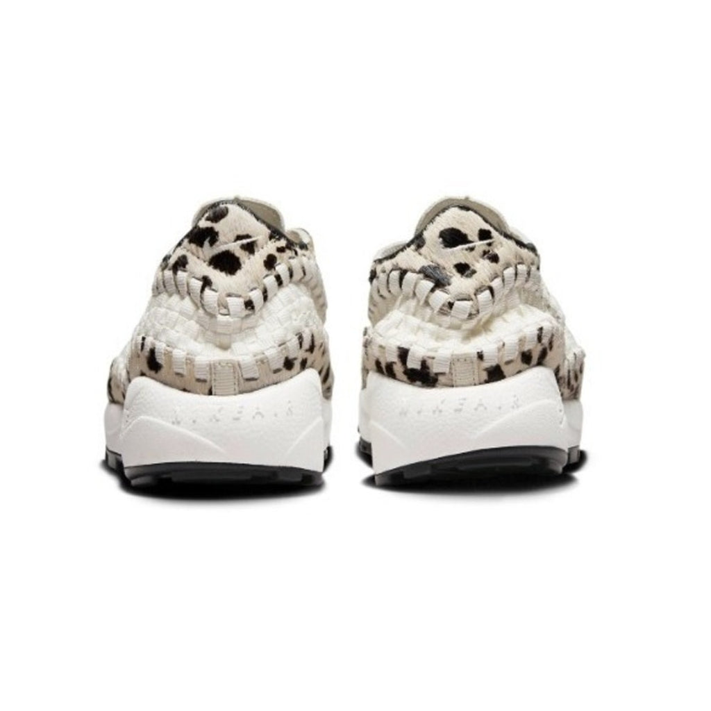 Nike Air Footscape Woven White Cow Print FB1959-102 Womens Size 9 Sneakers