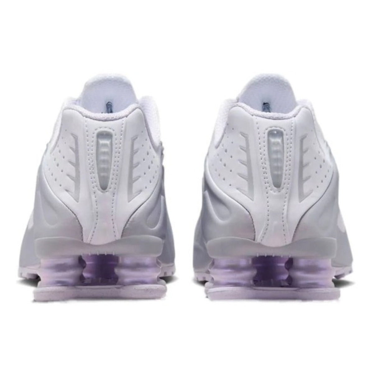 Nike Womens Nike Shox R4 White Metallic Platinum HF5076-100 Size 7.5