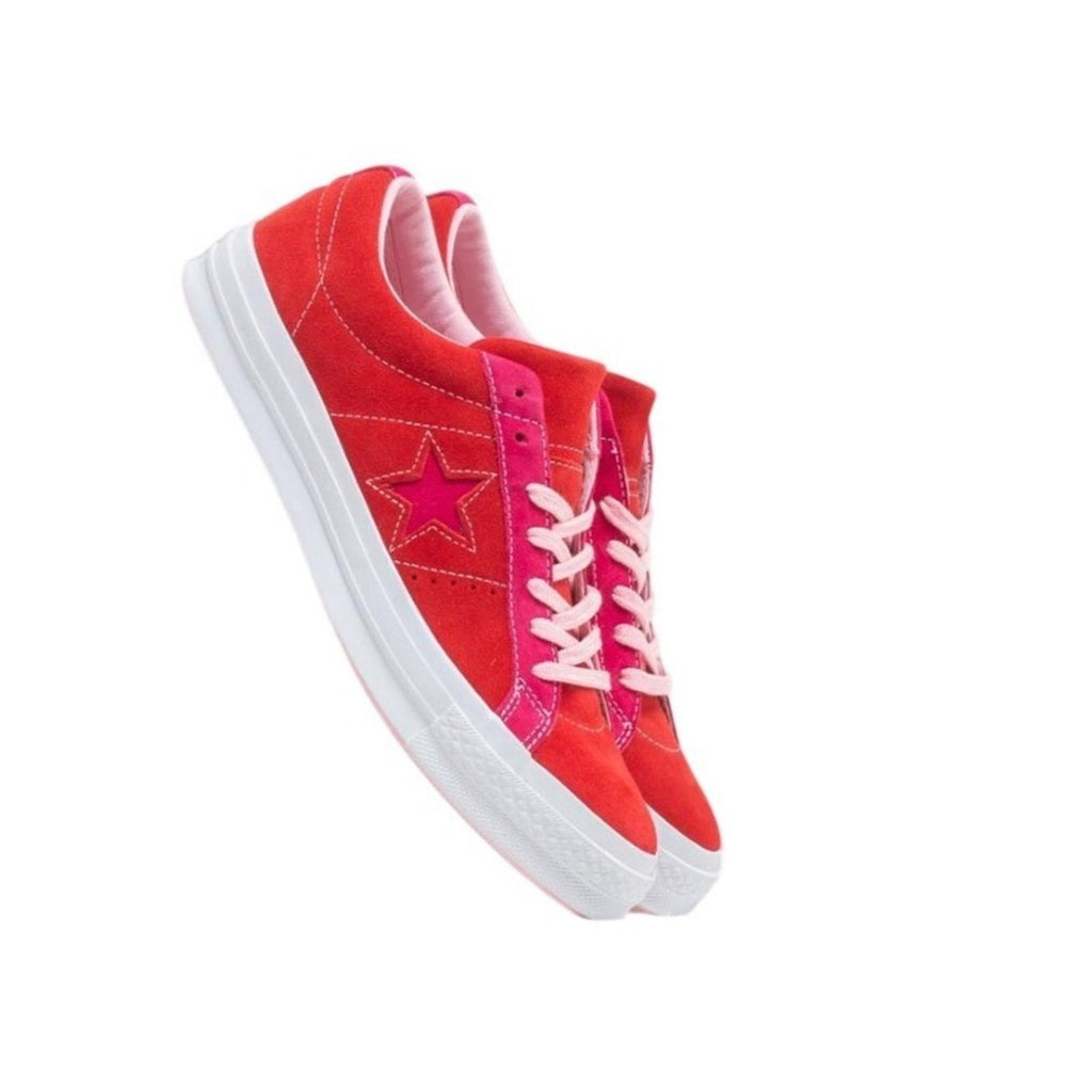 Converse One‎ Star Ox Enamel Red/ Pink Pop 361806C  Size US 1.5