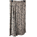 J.Jill Tafee Abstract Animal Print A-Line Midi Skirt Womens 2X Tan Black