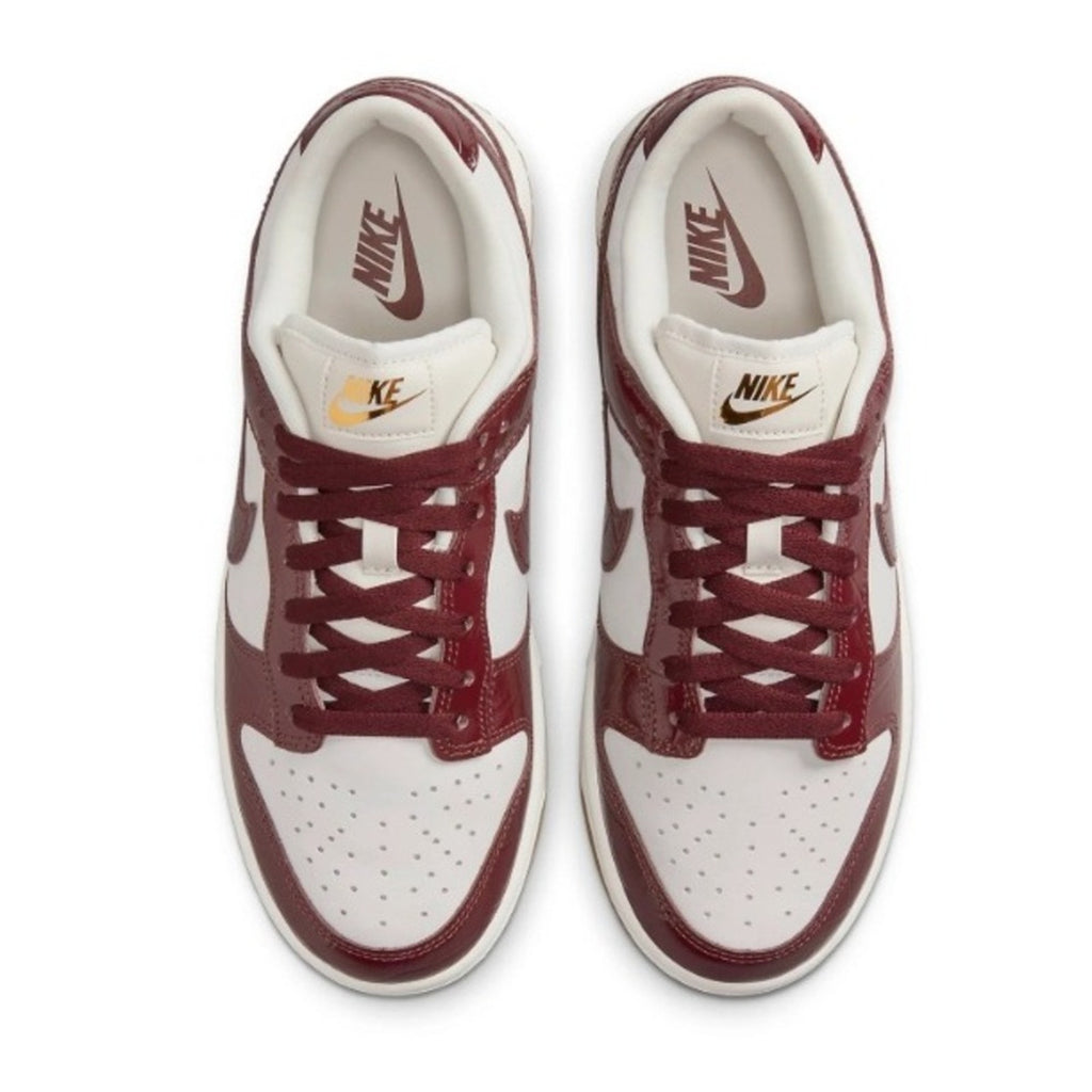 Nike Dunk Low LX Dark Team Red Croc Women FJ2260-004 Size 11.5 Burgundy Sail Gum