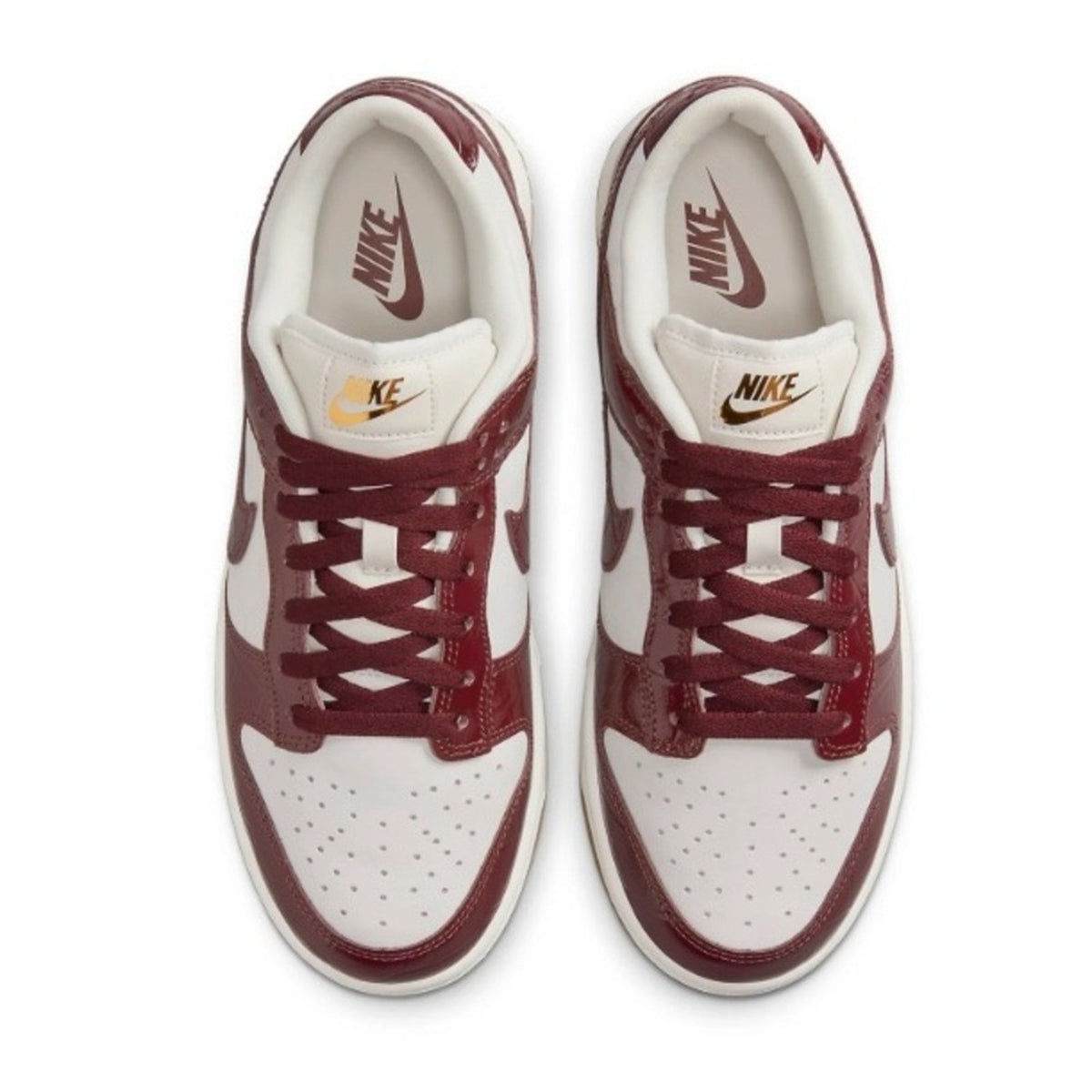 Nike Dunk Low LX Dark Team Red Croc Women FJ2260-004 Size 11.5 Burgundy Sail Gum