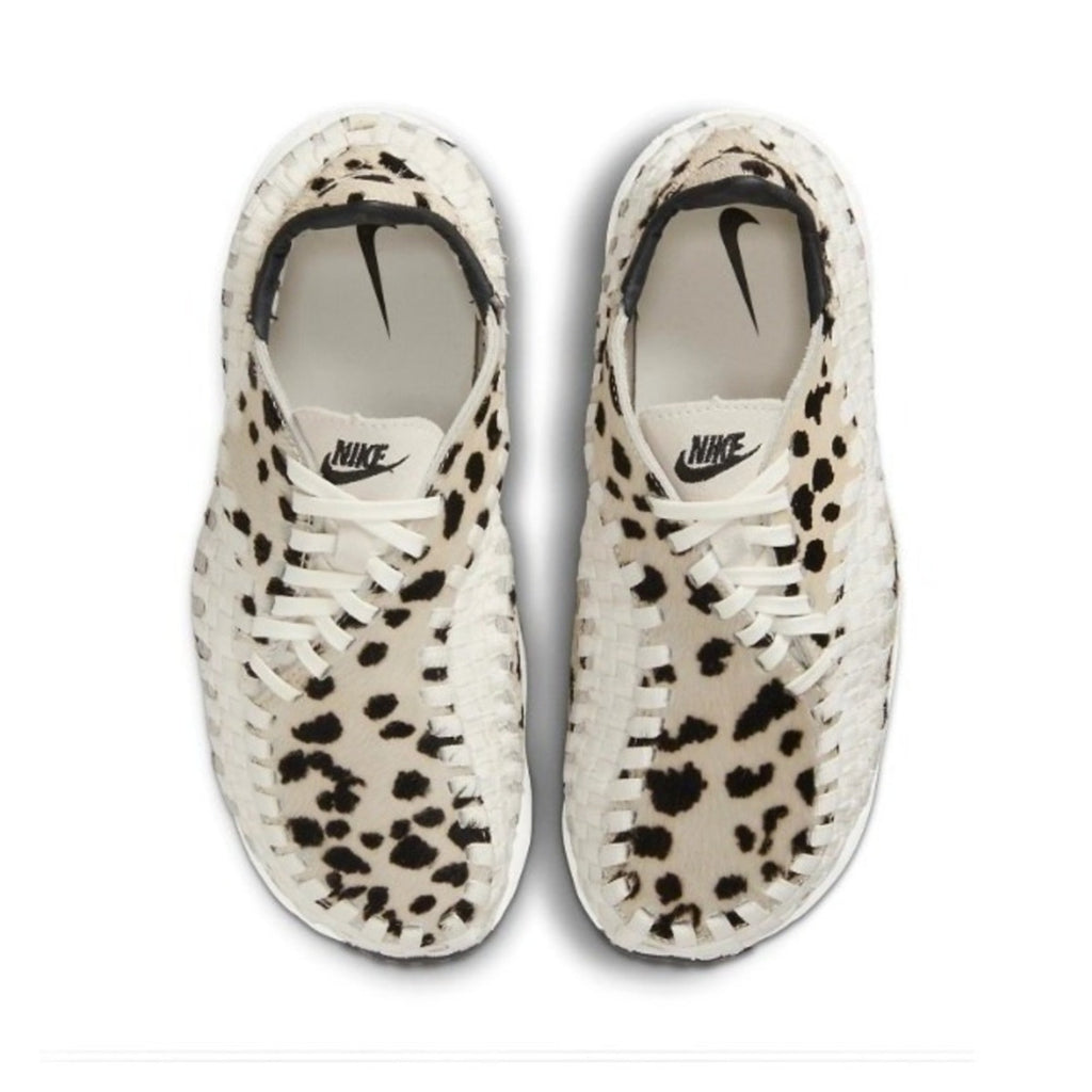 Nike Air Footscape Woven White Cow Print FB1959-102 Womens Size 7.5 Sneakers