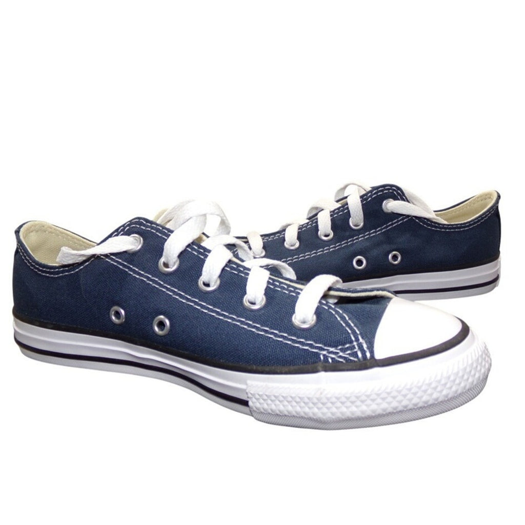 Converse Chuck Taylor All Star Low Top Sneakers Navy Blue Canvas Size 3