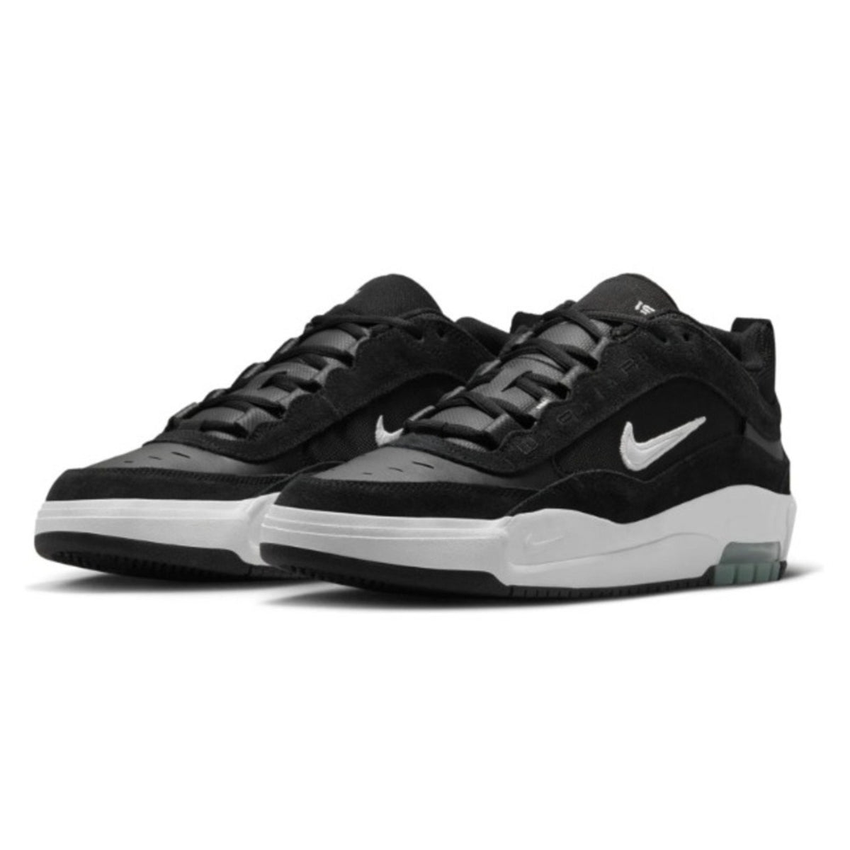 Nike SB Air Max Ishod Wair Panda Black White Skate Shoes FB2393-001 Mens 10.5