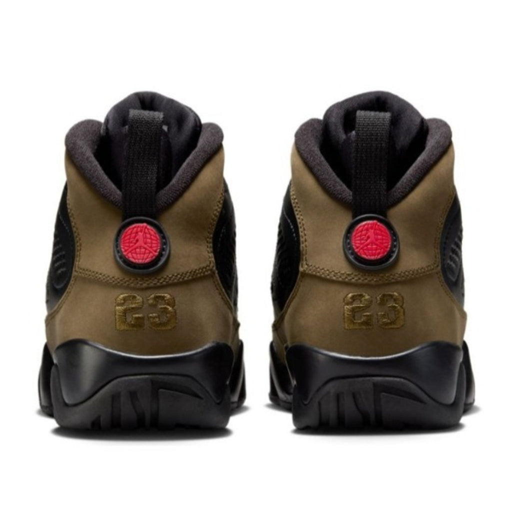 Nike Air Jordan 9 Retro GS‎ Black/Olive Kids HV4574 030 - Size 6Y