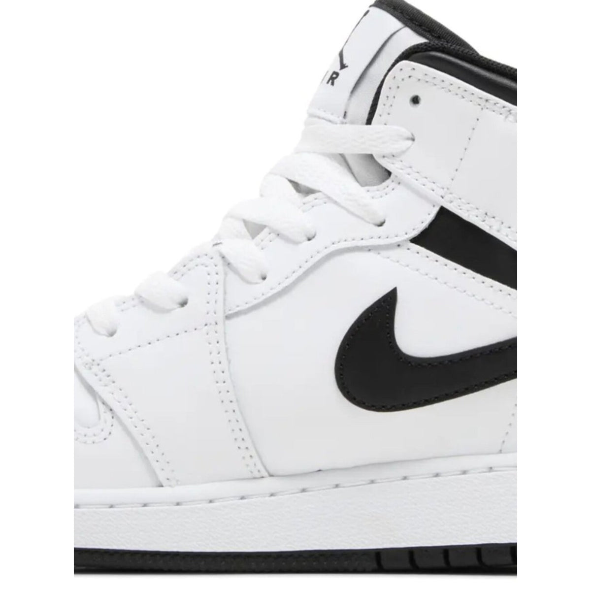 Nike‎ Air Jordan 1 Mid GS 'White Black' DQ8423-132 Size US 6.5Y