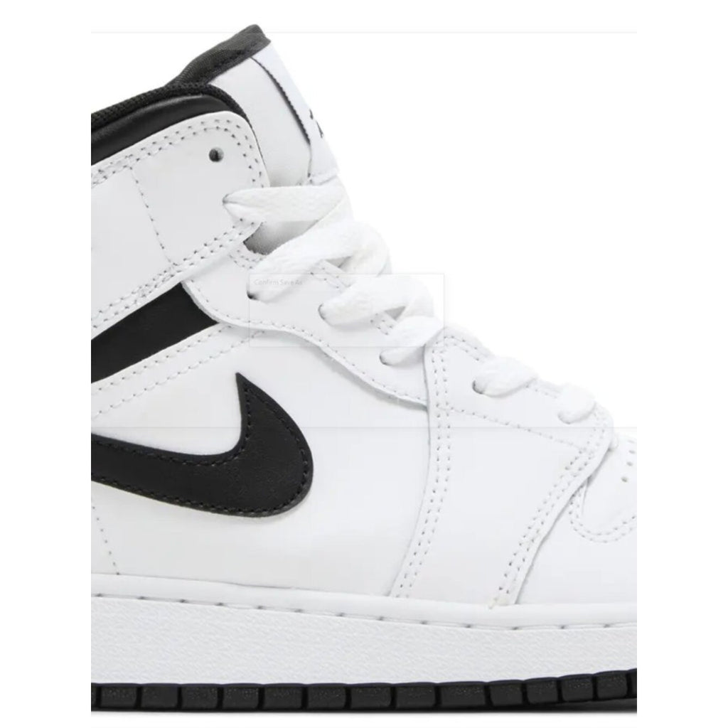 Nike‎ Air Jordan 1 Mid GS 'White Black' DQ8423-132 Size US 6.5Y