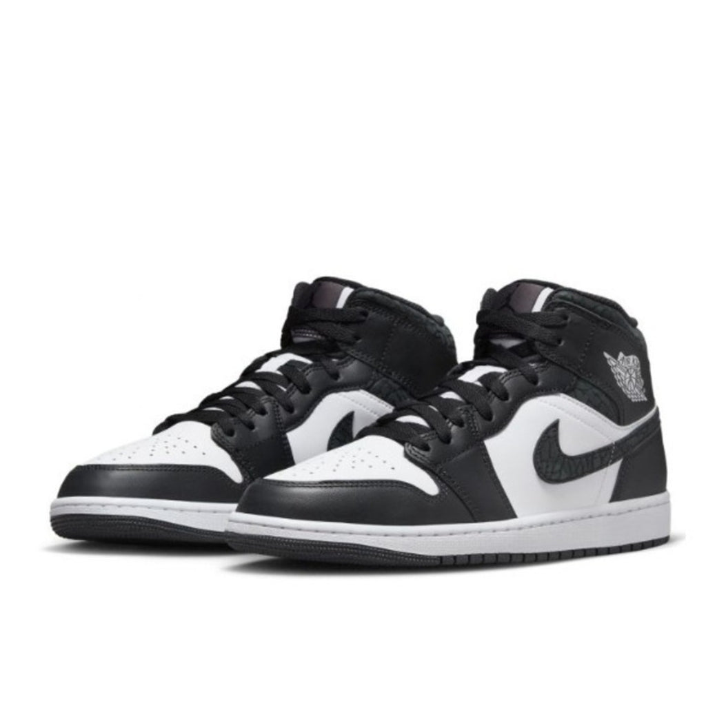 Air Jordan 1 Mid‎ SE "Panda Elephant" Men's Sneakers FB9911-001 Size US 8.5