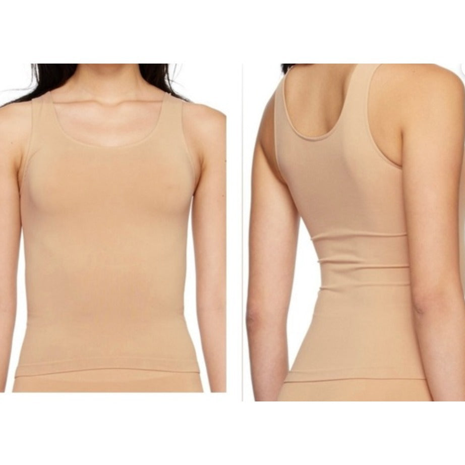 Skims Fits Everybody Smoothing Seamless Crop Tank Top Clay Small