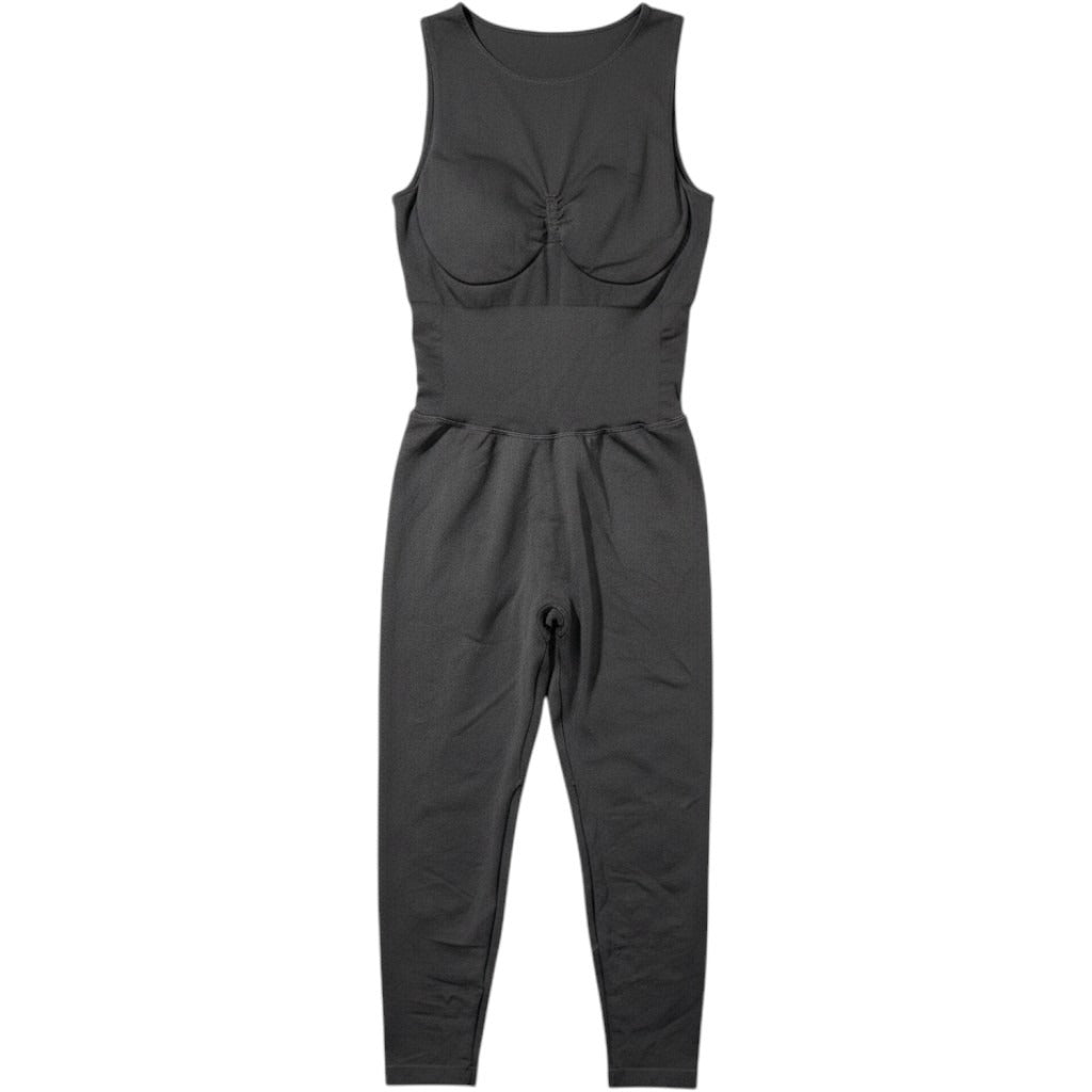 Skims Everyday Sculpt Open Bust Catsuit Gray Chalk SH-ONE-2155 Size 4X NEW