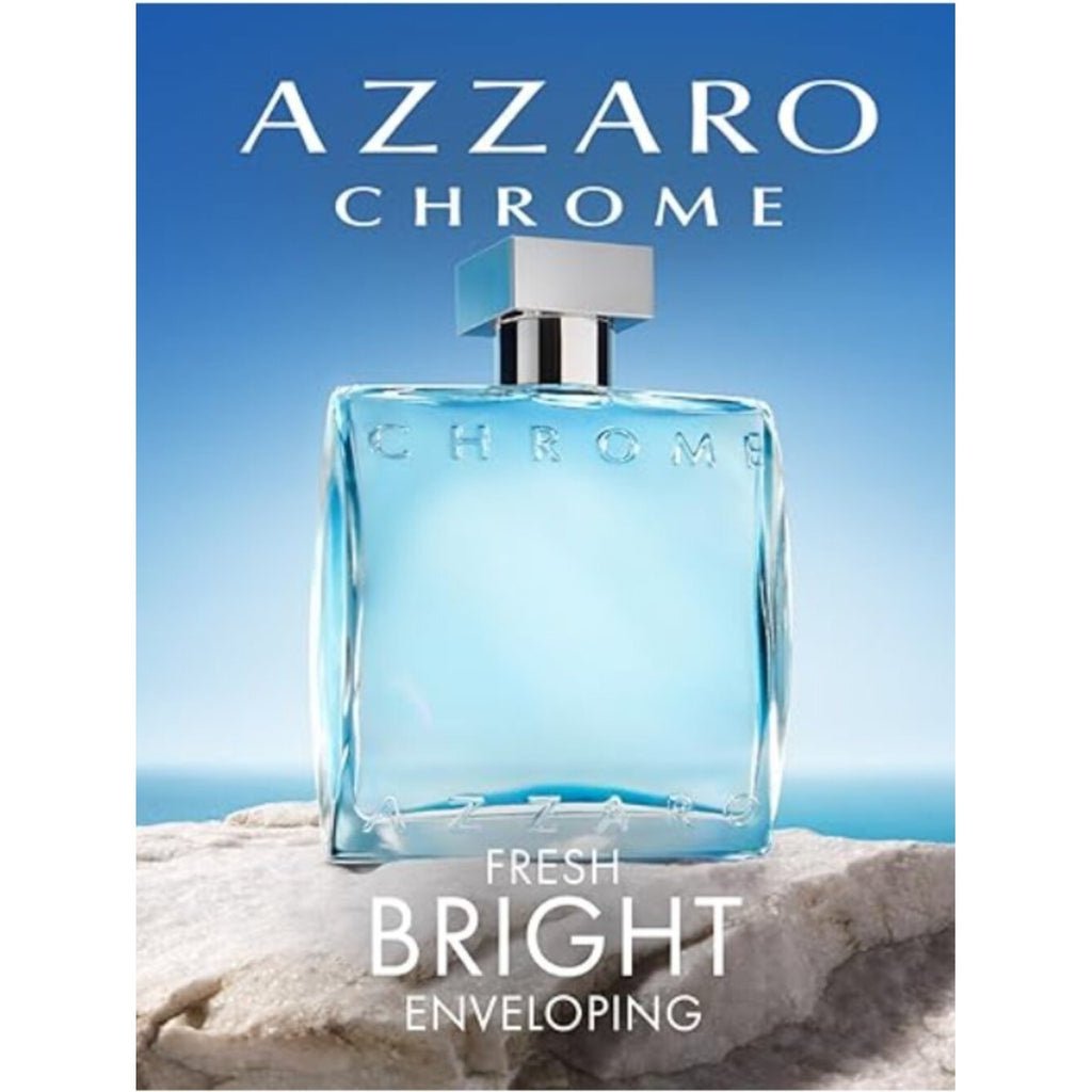 Azzaro Chrome Eau de Toilette 1.6 fl oz 50ml Mens Cologne Spray New in Box