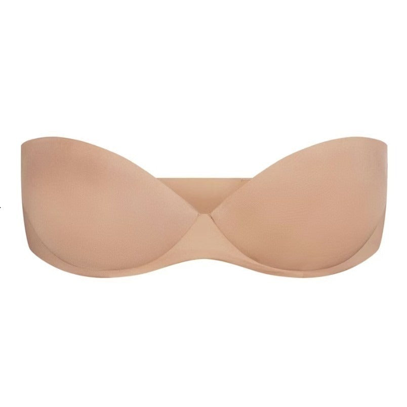 Skims Ultimate Push-Up Strapless Bra BA-BAN-9056 Clay Tan 34C