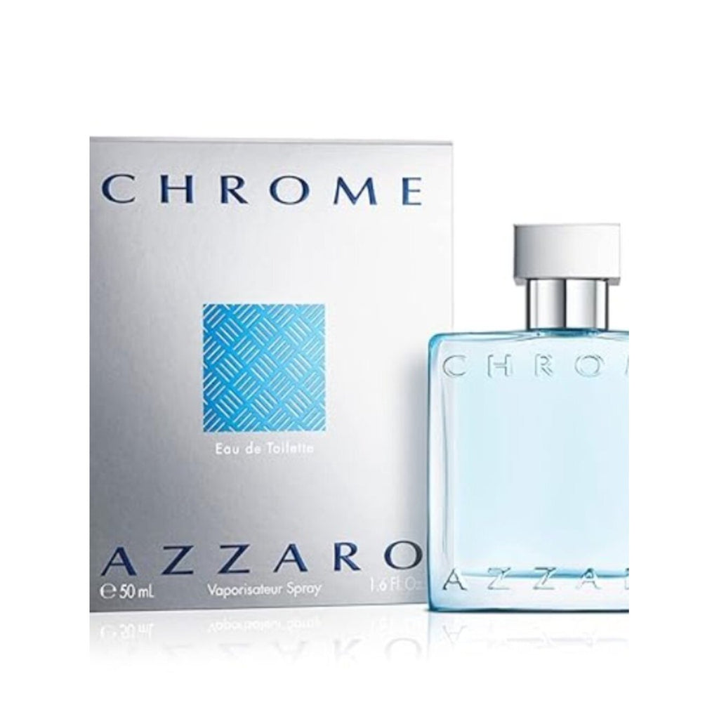 Azzaro Chrome Eau de Toilette 1.6 fl oz 50ml Mens Cologne Spray New in Box