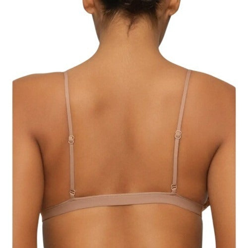 Skims Fits Everybody Lace Triangle Bralette Sienna BR-TRI-2682 Brown 3X