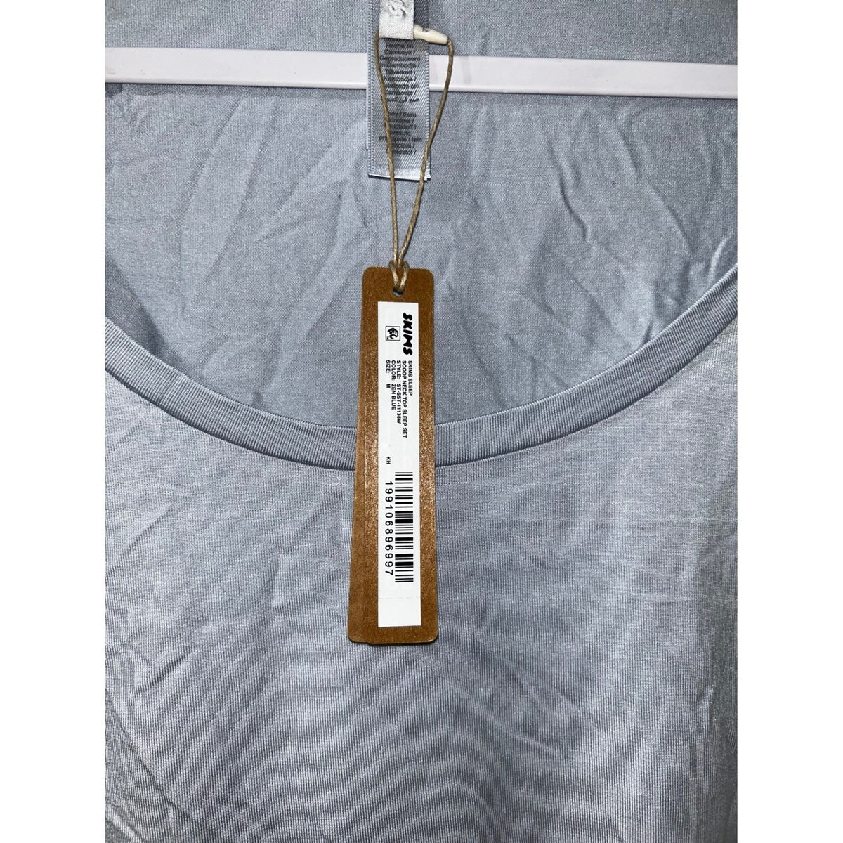 Skims Sleep Scoop Neck Top Sleep ST-SST-11138W Zen Blue Medium
