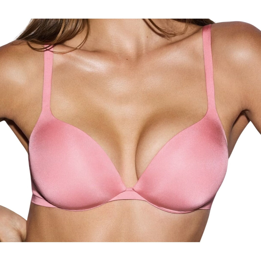 Skims Ultimate Push Up Plunge Bra Melon Pink BA-PLG-9214 36D