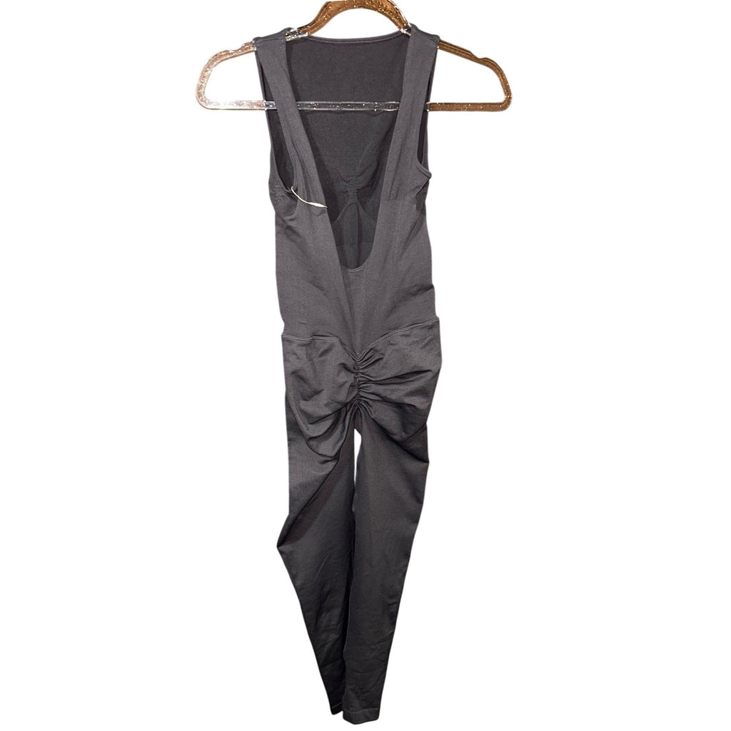 Skims Everyday Sculpt Open Bust Catsuit Gray Chalk SH-ONE-2155 Size 4X NEW