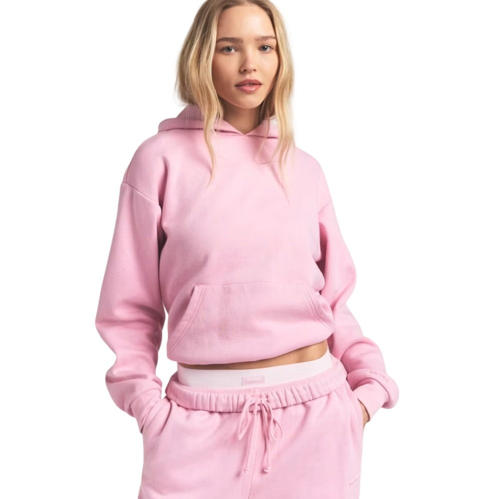 Skims Cotton Fleece Classic Pullover Hoodie Pink Halite PL-PLO-8365W XL