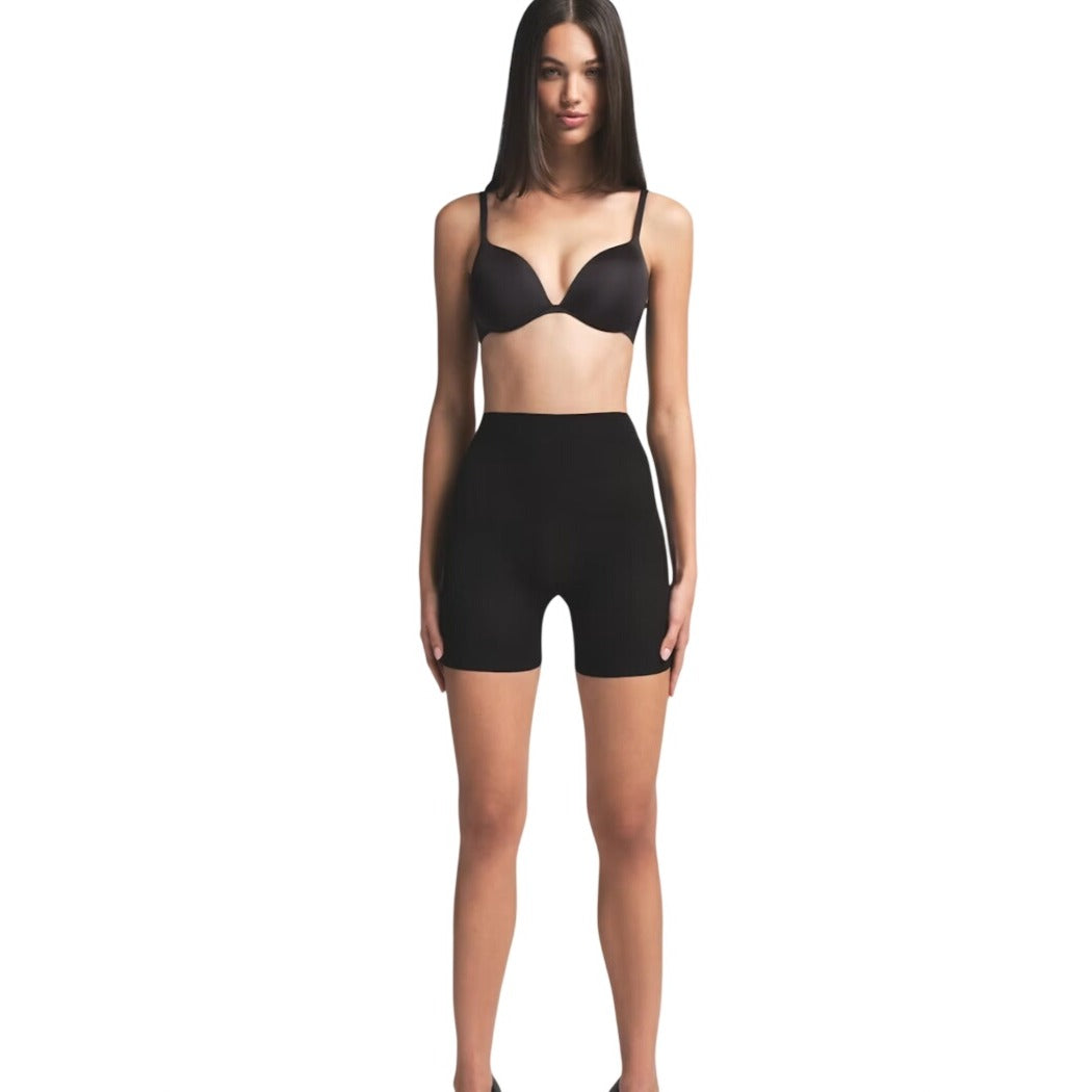Skims Sheer Sculpt Low Back Short Onyx Black BO-SHO-9391 Small