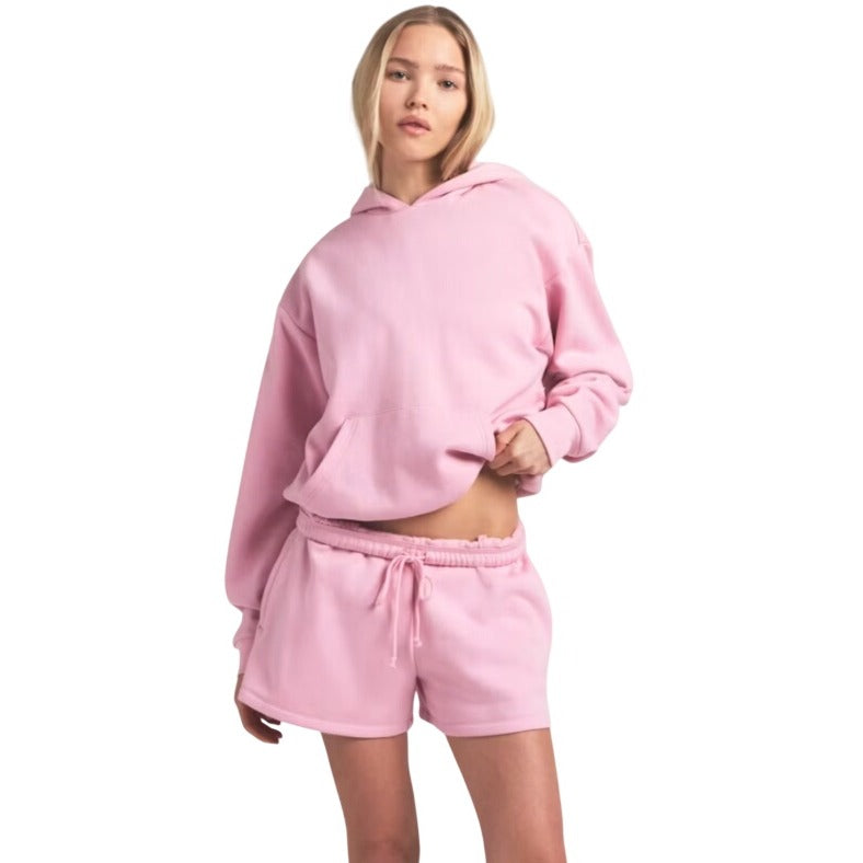 Skims Cotton Fleece Classic Pullover Hoodie Pink Halite PL-PLO-8365W XL