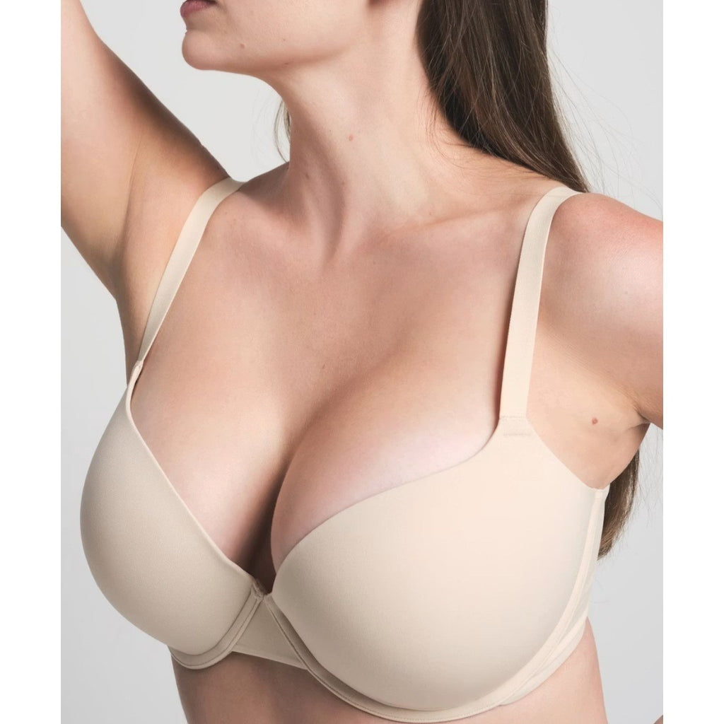 Skims Fits Everybody Push Up Demi Bra Sand Underwire BR-UWR-2295 32DDDD