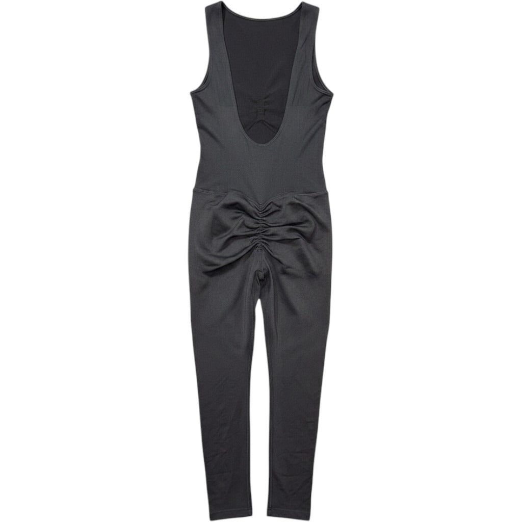 Skims Everyday Sculpt Open Bust Catsuit Gray Chalk SH-ONE-2155 Size 4X NEW