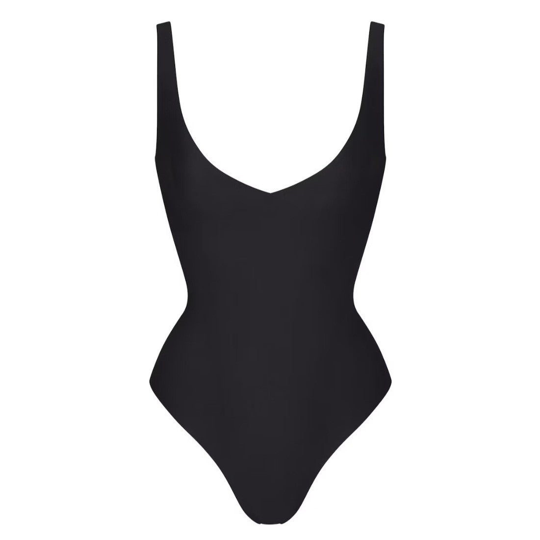 Skims Body CS Plunge Bodysuit Onyx Black BD-THG-9551W Medium