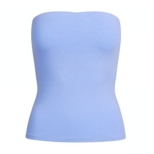 Skims Cotton Jersey Tube Top Blue Violet TP-TUB-9645W Strapless Tank 3X