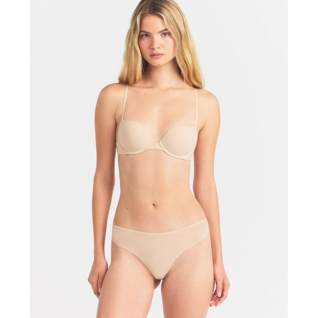 Skims Fits Everybody Push Up Demi Bra Sand Underwire BR-UWR-2295 38C