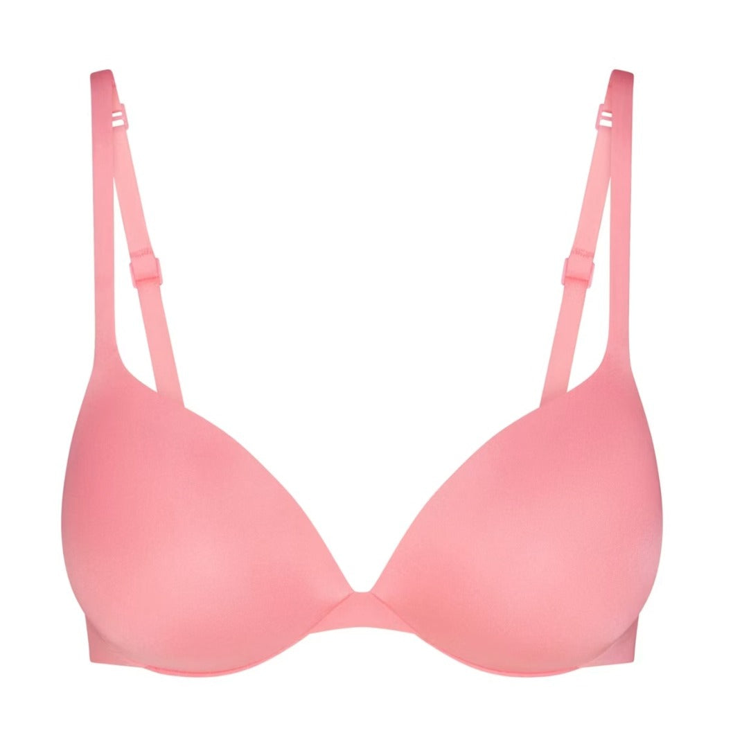 Skims Ultimate Push Up Plunge Bra Melon Pink BA-PLG-9214 36D
