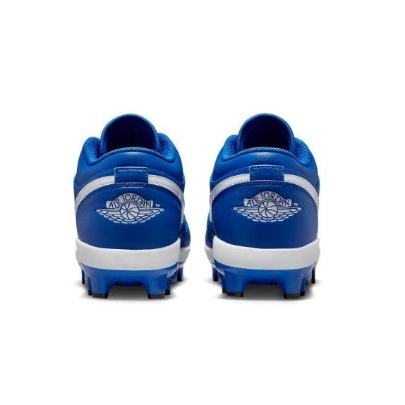 Nike Air Jordan 1 Retro MCS Low Game Royal White Baseball Cleats CJ8524-401 11