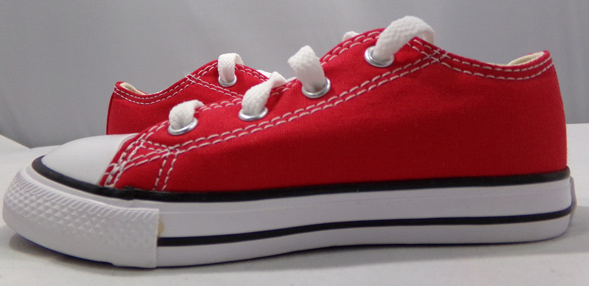 Converse Chuck Taylor All Star Low Top Toddler Canvas Sneakers Red Size 9