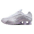 Nike Womens Shox R4 White Metallic Platinum HF5076-100 Size 8 Running Shoes