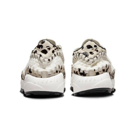 Nike Air Footscape Woven White Cow Print FB1959-102 Womens Size 6 Sneakers