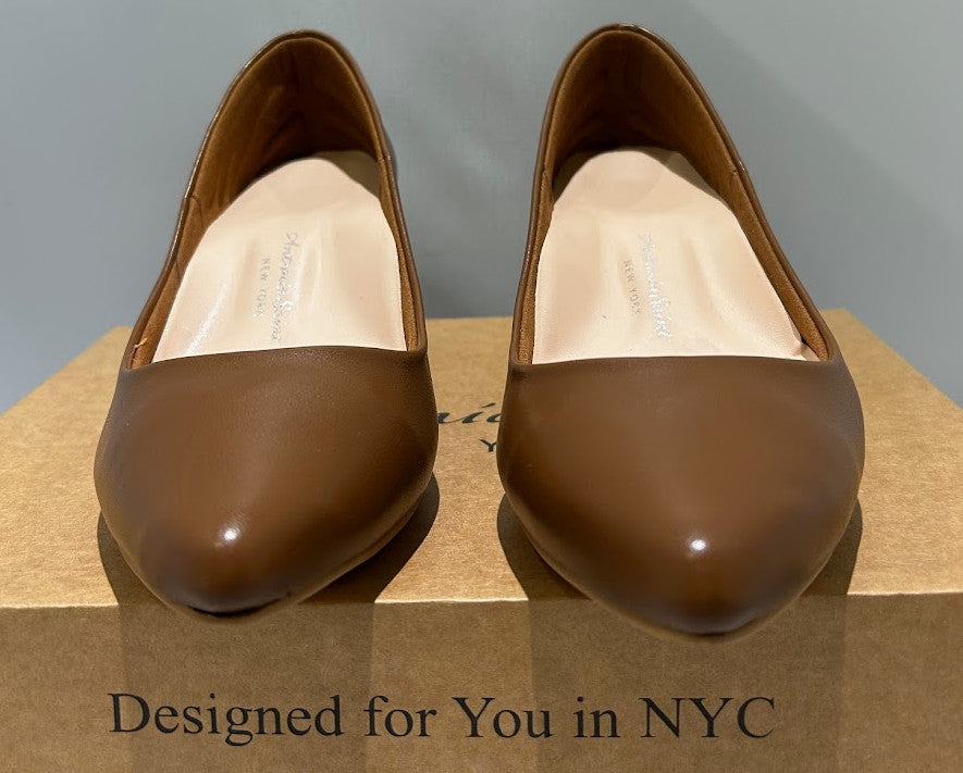 Antonia Saint Vicky Pumps 40MM Heels Cocoa, Size 6.5