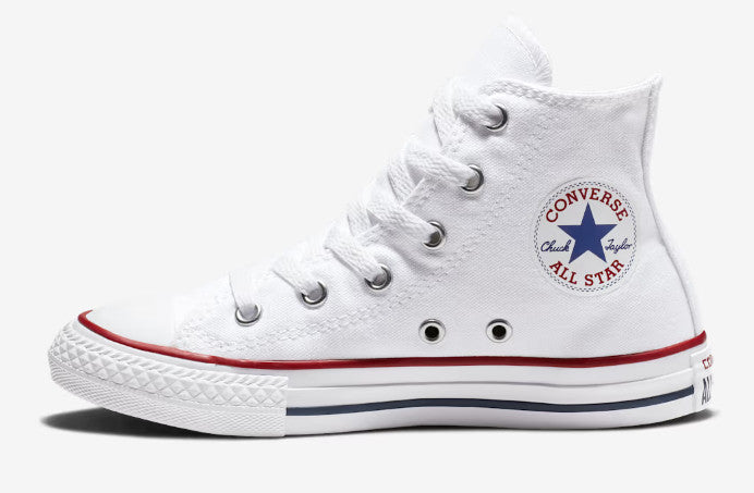 Converse Chuck Taylor All Star High Top Sneakers White Size 2.5