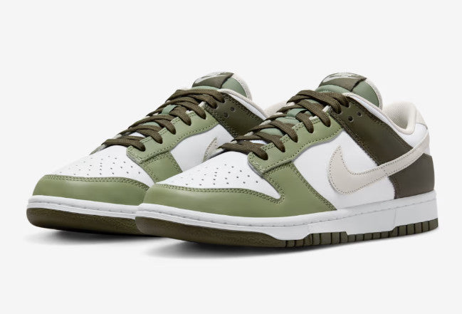 Nike Dunk Low "Oil Green" Men's Sneakers FN6882-100 Size US 9.5