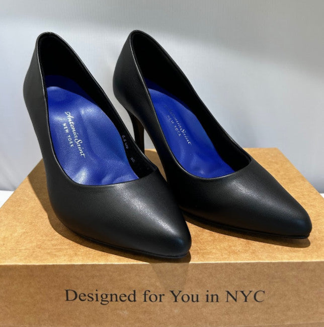 Antonia Saint NY Victoria Pump Heel 3.0 Black, Size 5.5