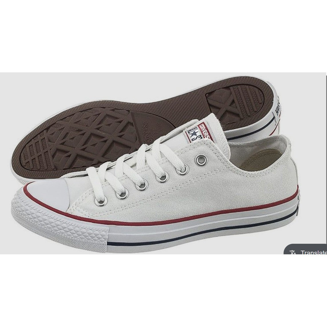 Converse Chuck Taylor All Star Classic Low Top sneaker in Optical White Size 9