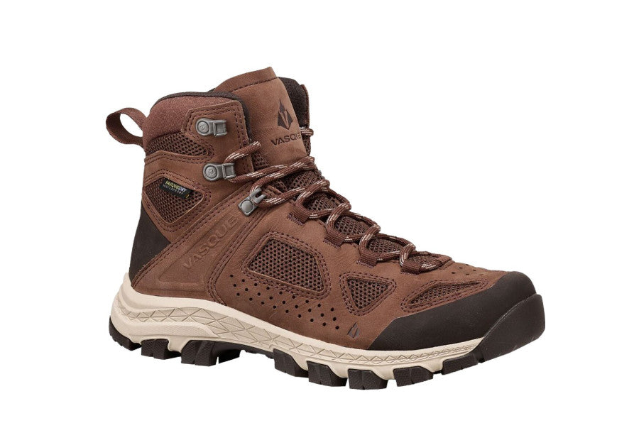 Vasque Breeze Waterproof Hiking Boots Womens 10 Brown Nubuck Leather Trail Shoes