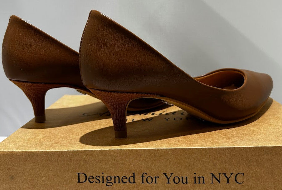 Antonia Saint Vicky Pumps 40MM Heels Cocoa, Size 9
