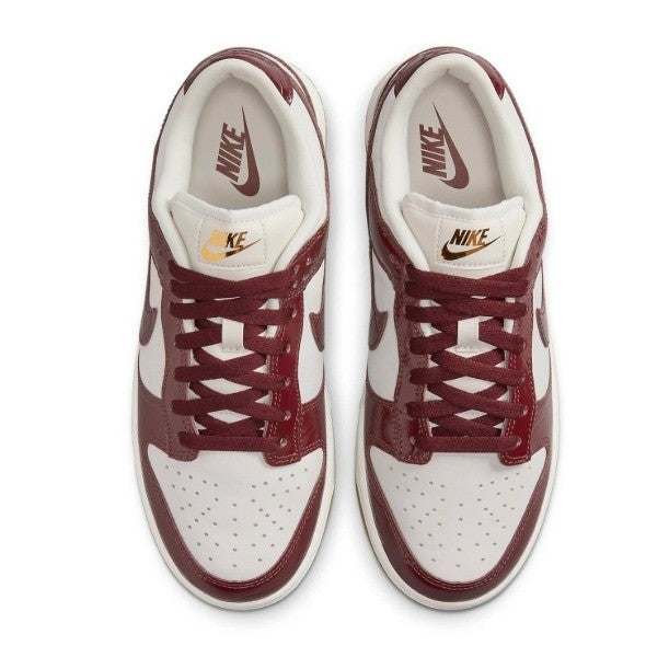 Nike Dunk Low LX Dark Team Red Croc Women FJ2260-004 Size 11.5 Burgundy Sail Gum